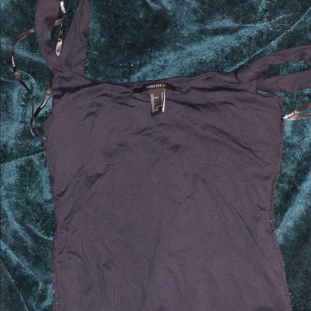 Forever 21 Midnight Black Tank Top
